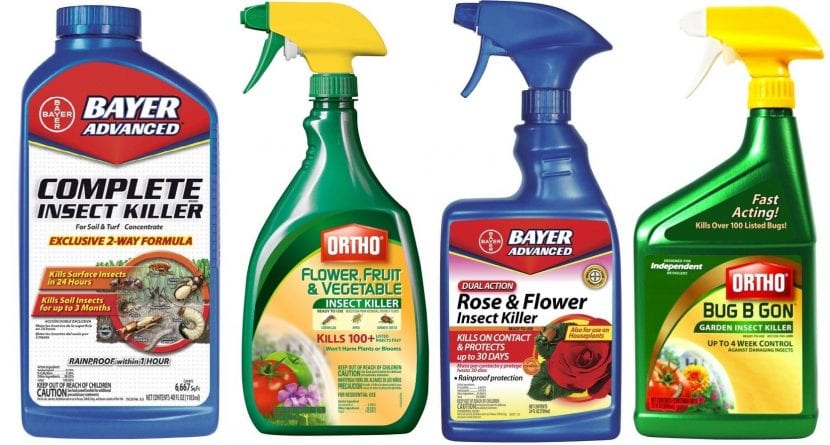 Envase y aplicación de un insecticida a base de imidacloprid