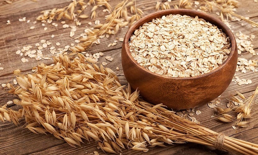 Copos de avena obtenidos del grano laminado