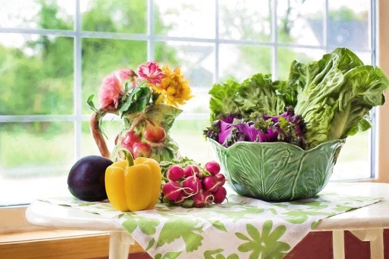 Distintos tipos de hortalizas agrupadas por la parte comestible