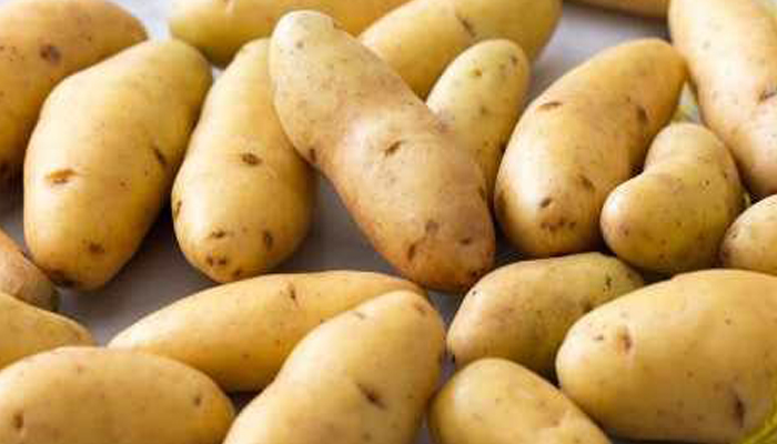 Patatas recién lavadas