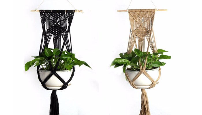 Como Hacer Colgantes Para Plantas: Perchas De Macramé